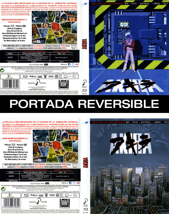 Akira - Portada Reversible